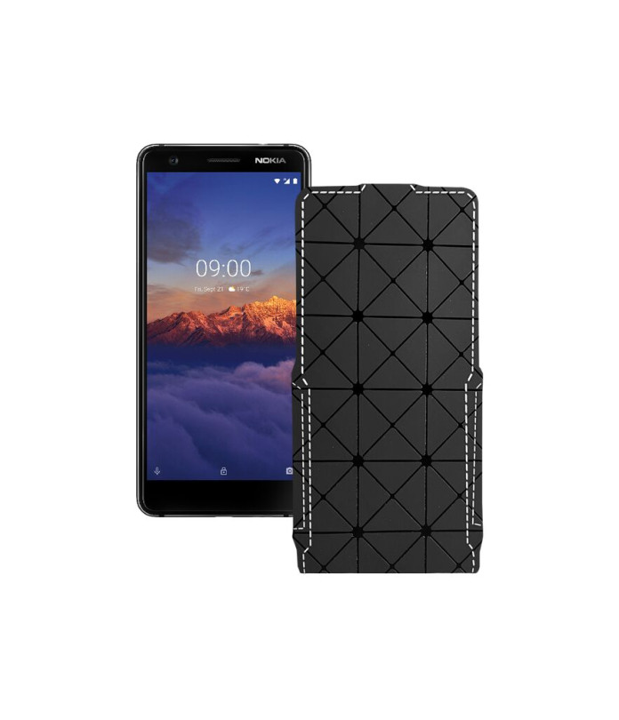 Чохол-флип з екошкіри для телефону Nokia 3.1a