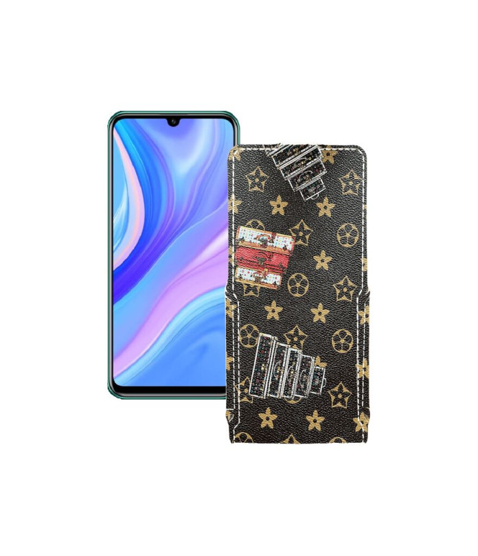 Чохол-флип з екошкіри для телефону Huawei Enjoy 10s