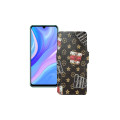 Чохол-книжка з екошкіри для телефону Huawei Enjoy 10s