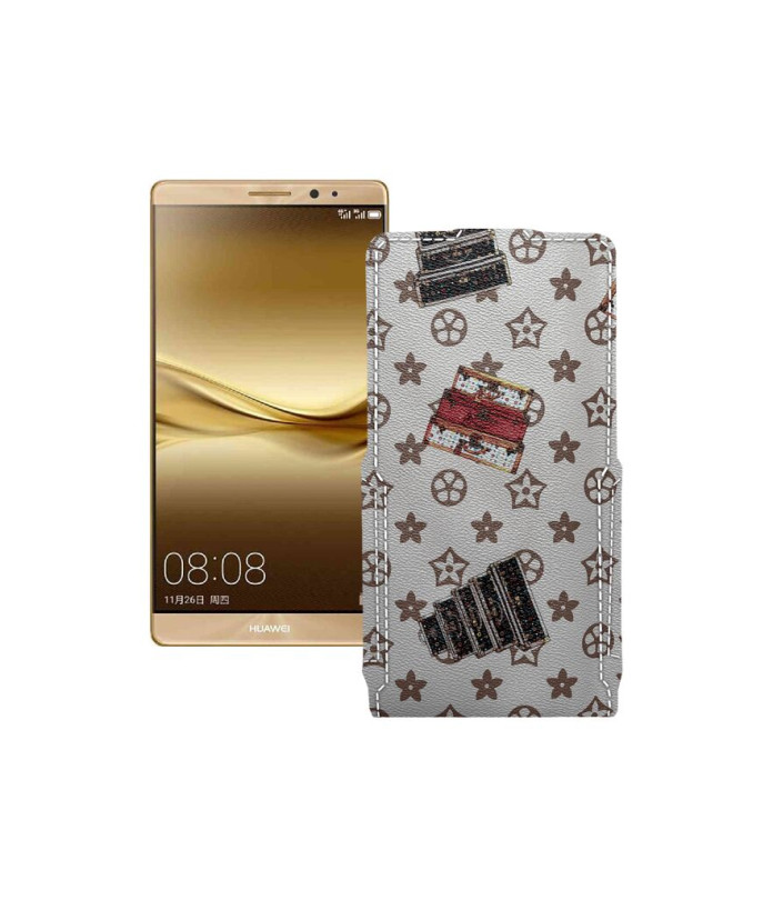 Чохол-флип з екошкіри для телефону Huawei Mate 8