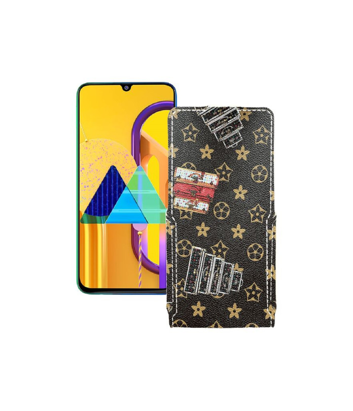 Чохол-флип з екошкіри для телефону Samsung Galaxy M30s (M307)