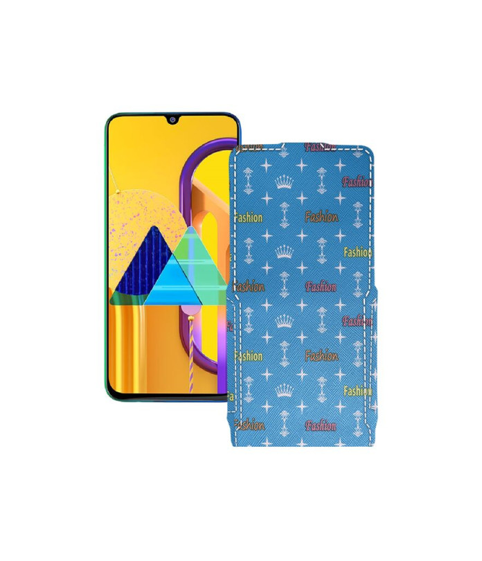 Чохол-флип з екошкіри для телефону Samsung Galaxy M30s (M307)