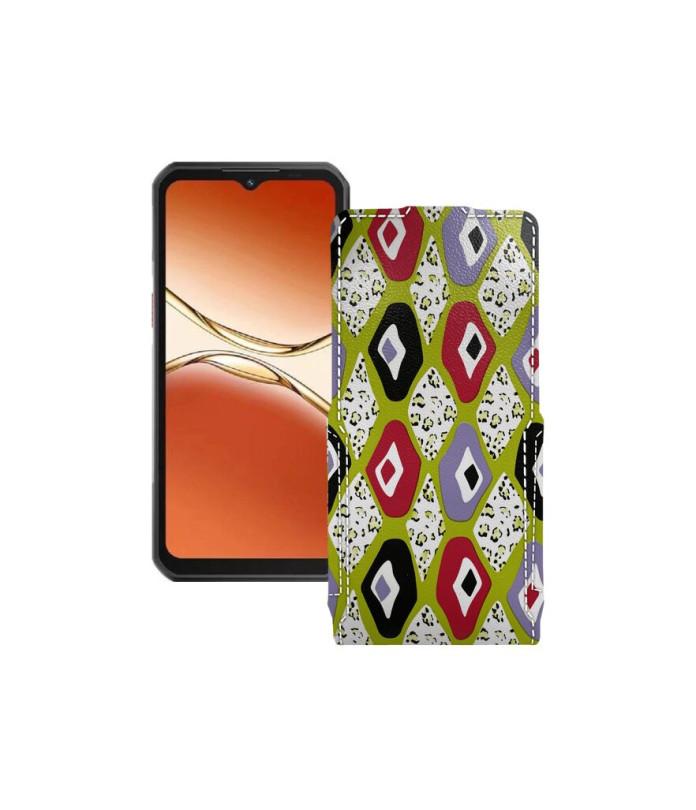 Чохол-флип з екошкіри для телефону Oukitel WP55 Ultra