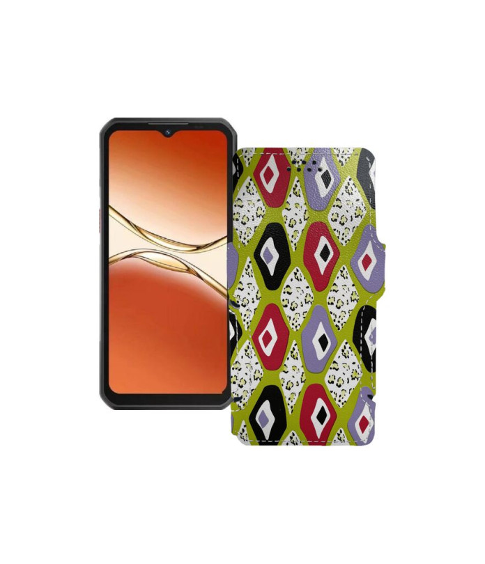 Чохол-книжка з екошкіри для телефону Oukitel WP55 Ultra