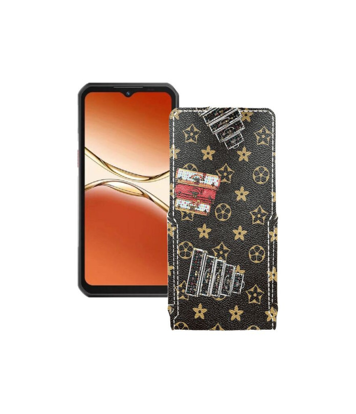 Чохол-флип з екошкіри для телефону Oukitel WP55 Ultra