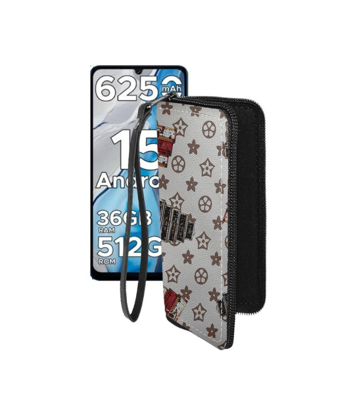 Чохол-гаманець з екошкіри для телефону Doogee Note 59 Pro Plus