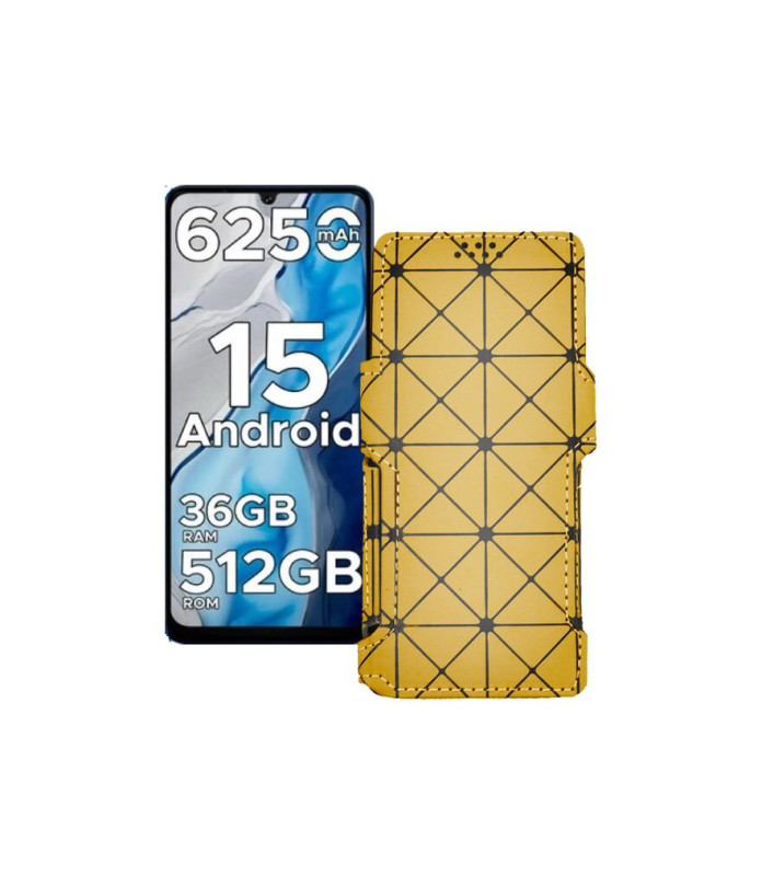 Чохол-книжка з екошкіри для телефону Doogee Note 59 Pro Plus