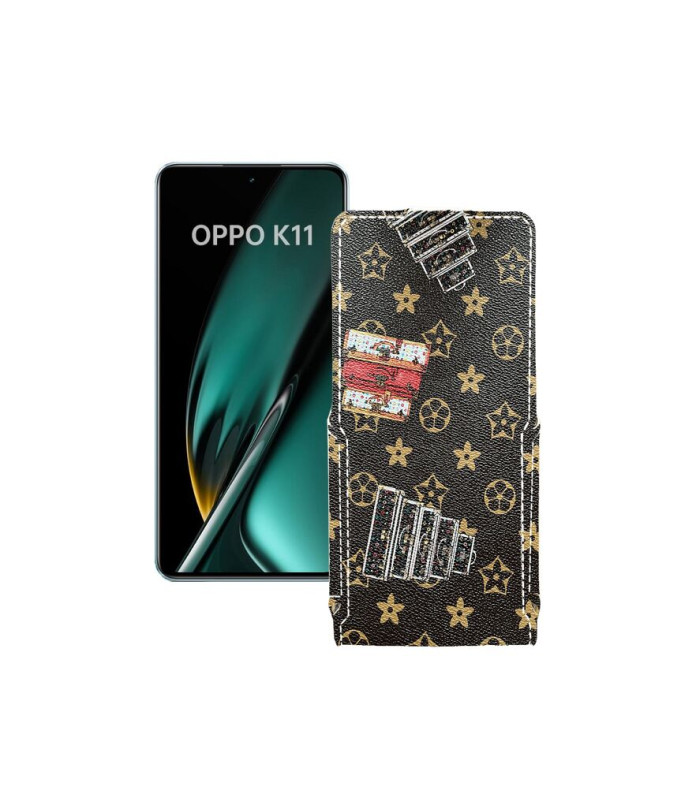 Чохол-флип з екошкіри для телефону OPPO K11 5G