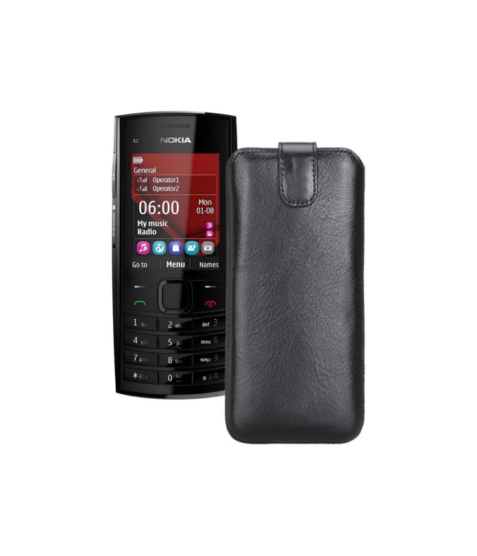 Витяжка з екошкіри для телефону Nokia X2-02