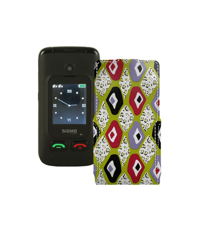 Чохол-флип з екошкіри для телефону Sigma Comfort 50 Menol Shell Duo Type-C