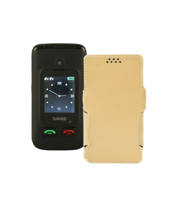 Чохол-книжка з екошкіри для телефону Sigma Comfort 50 Menol Shell Duo Type-C