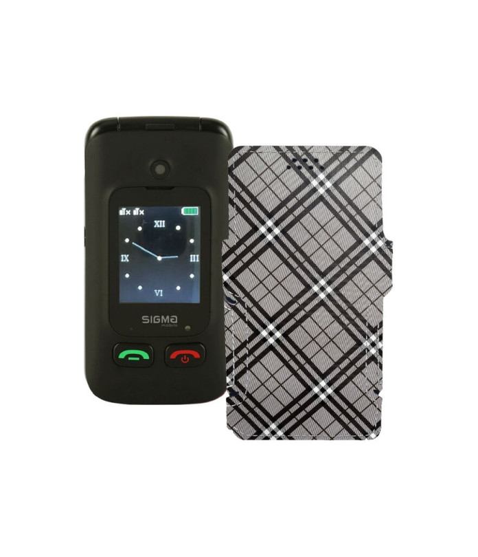 Чохол-книжка з екошкіри для телефону Sigma Comfort 50 Menol Shell Duo Type-C
