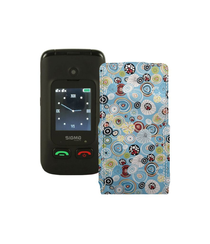 Чохол-флип з екошкіри для телефону Sigma Comfort 50 Menol Shell Duo Type-C