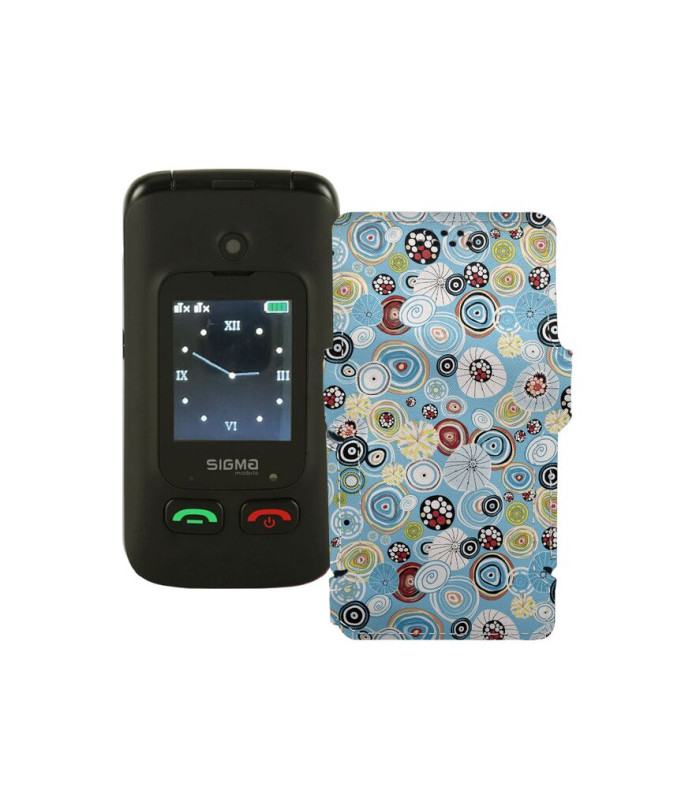 Чохол-книжка з екошкіри для телефону Sigma Comfort 50 Menol Shell Duo Type-C