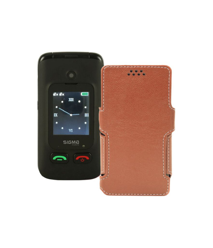 Чохол-книжка з екошкіри для телефону Sigma Comfort 50 Menol Shell Duo Type-C