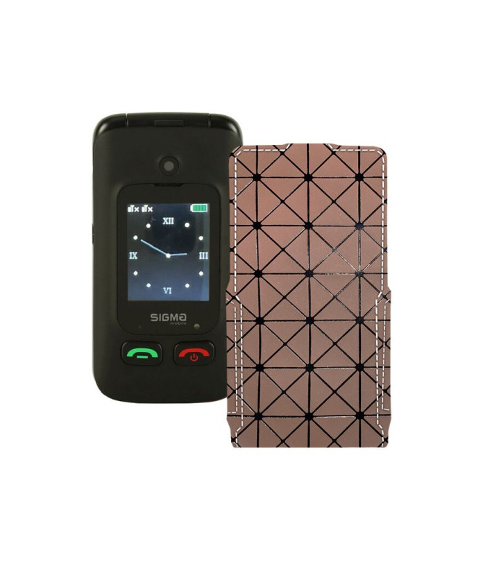 Чохол-флип з екошкіри для телефону Sigma Comfort 50 Menol Shell Duo Type-C