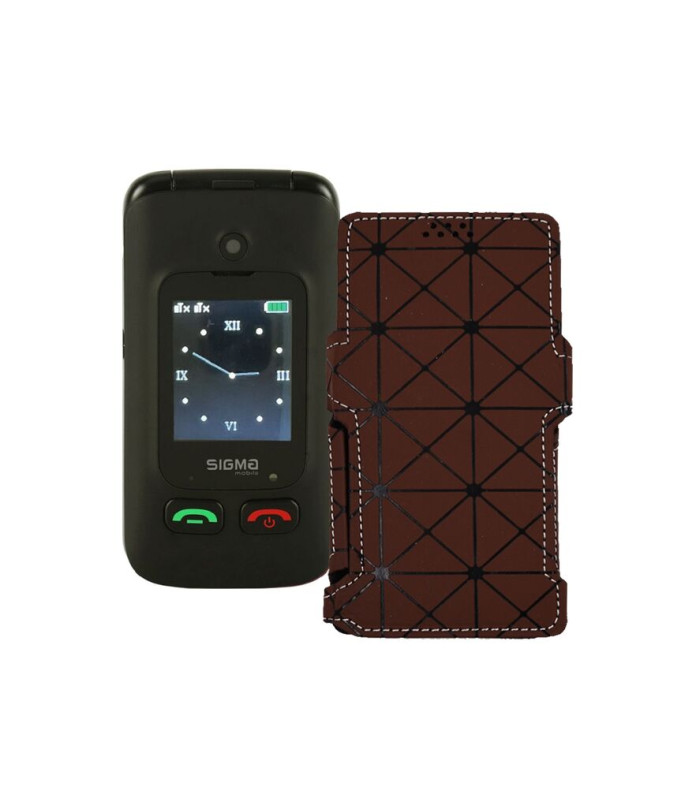 Чохол-книжка з екошкіри для телефону Sigma Comfort 50 Menol Shell Duo Type-C