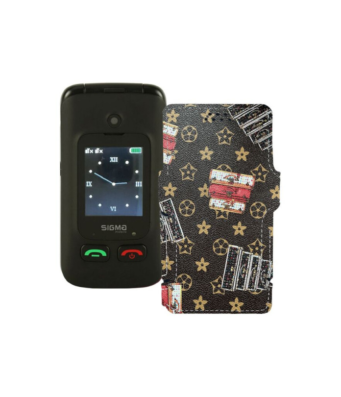Чохол-книжка з екошкіри для телефону Sigma Comfort 50 Menol Shell Duo Type-C