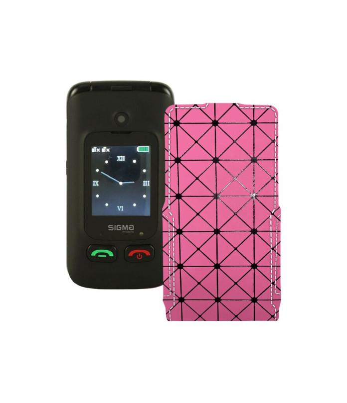 Чохол-флип з екошкіри для телефону Sigma Comfort 50 Menol Shell Duo Type-C