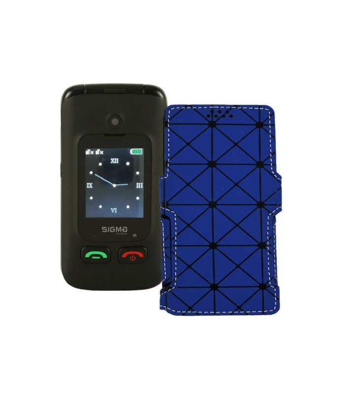 Чохол-книжка з екошкіри для телефону Sigma Comfort 50 Menol Shell Duo Type-C