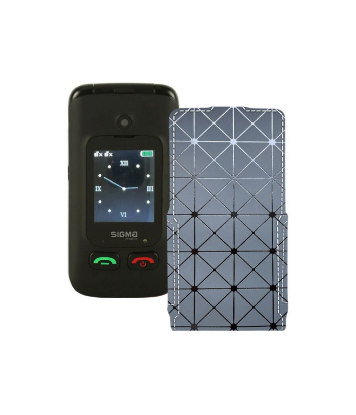 Чохол-флип з екошкіри для телефону Sigma Comfort 50 Menol Shell Duo Type-C