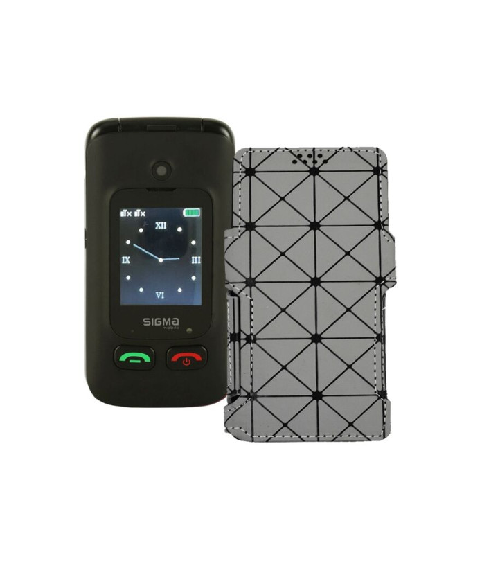 Чохол-книжка з екошкіри для телефону Sigma Comfort 50 Menol Shell Duo Type-C