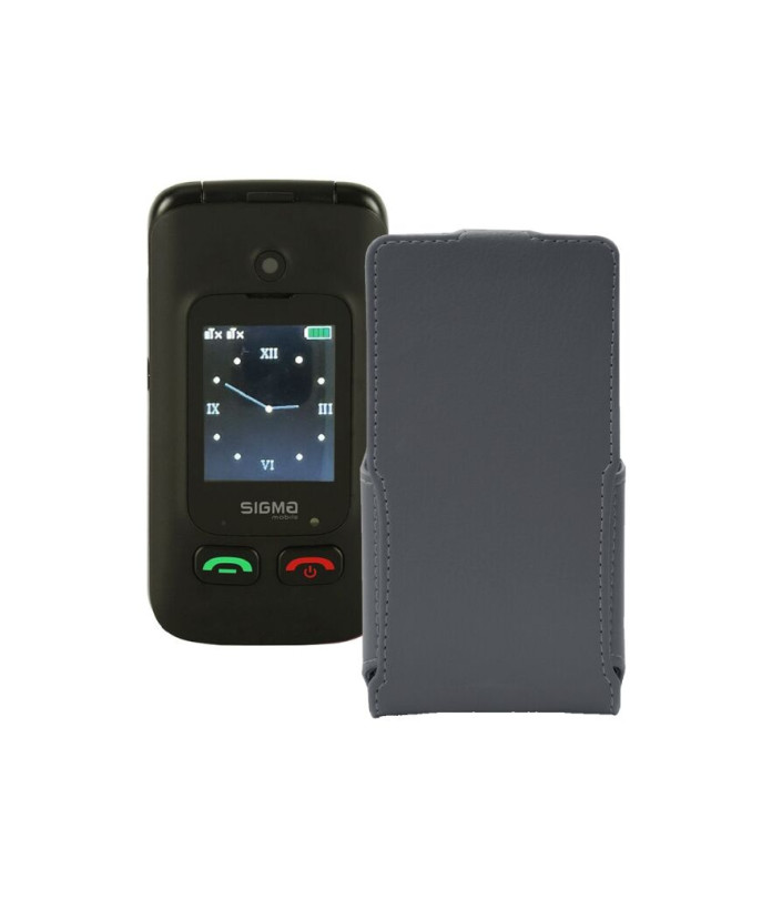 Чохол-флип з екошкіри для телефону Sigma Comfort 50 Menol Shell Duo Type-C