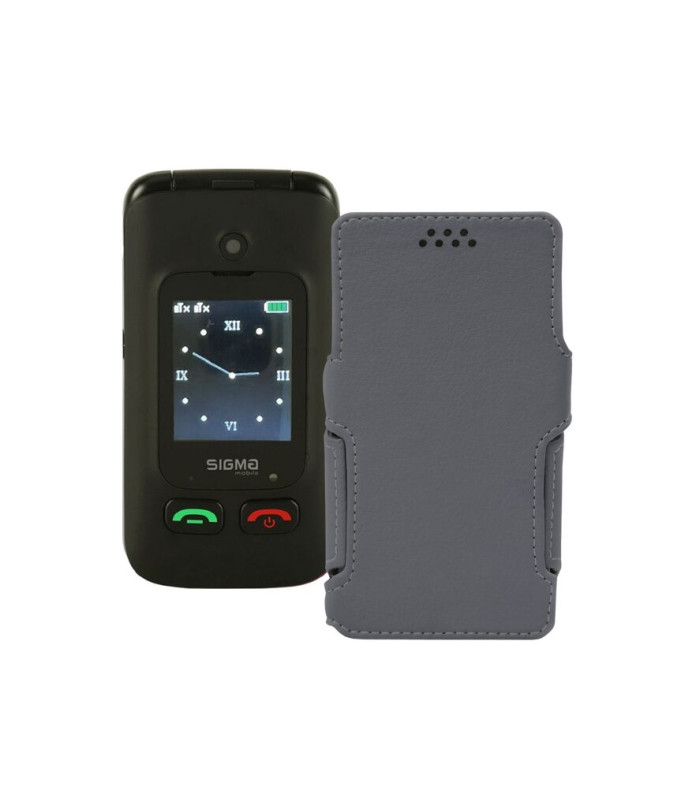 Чохол-книжка з екошкіри для телефону Sigma Comfort 50 Menol Shell Duo Type-C