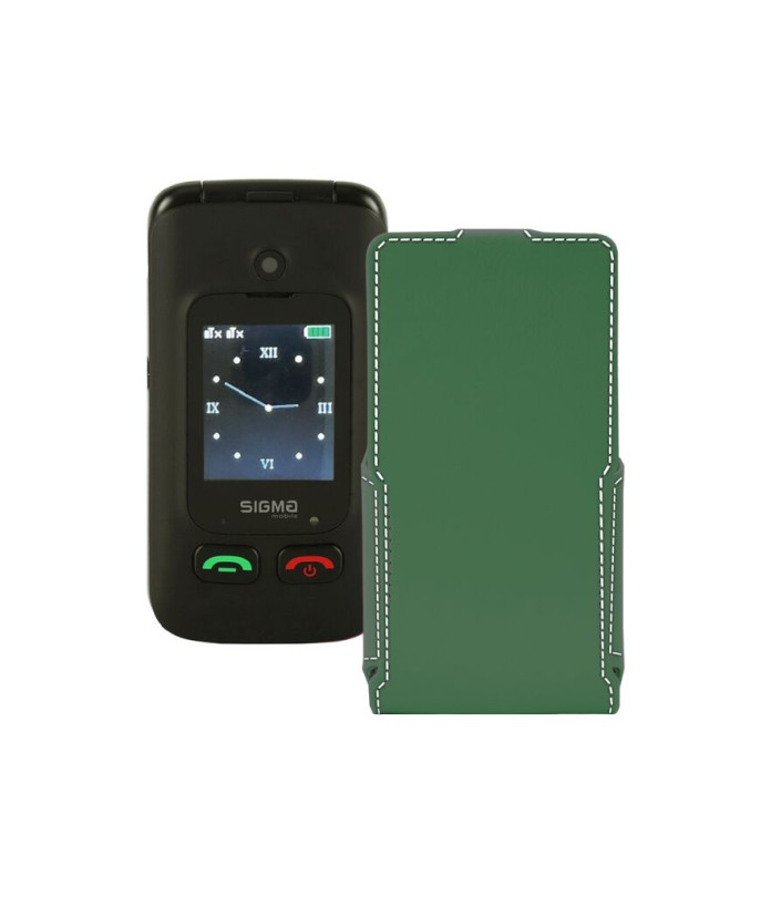 Чохол-флип з екошкіри для телефону Sigma Comfort 50 Menol Shell Duo Type-C