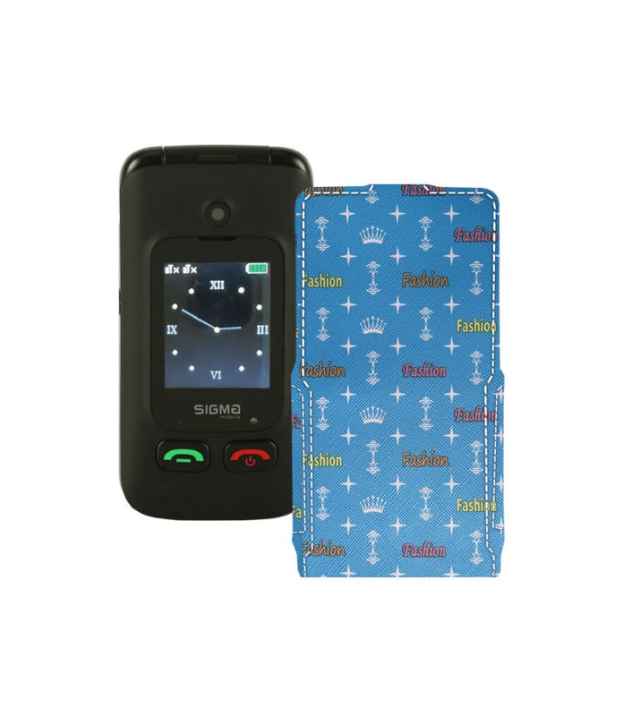 Чохол-флип з екошкіри для телефону Sigma Comfort 50 Menol Shell Duo Type-C