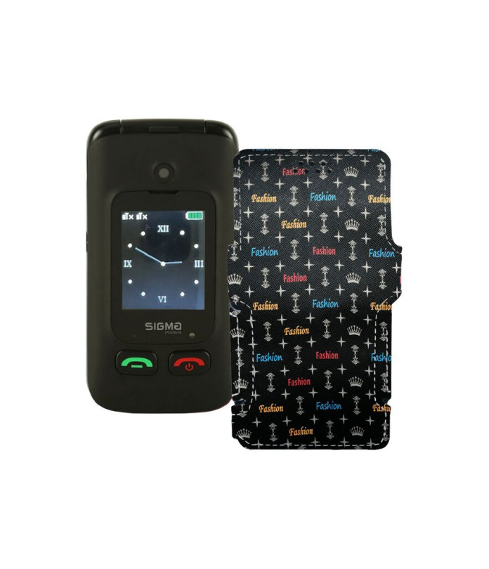 Чохол-книжка з екошкіри для телефону Sigma Comfort 50 Menol Shell Duo Type-C
