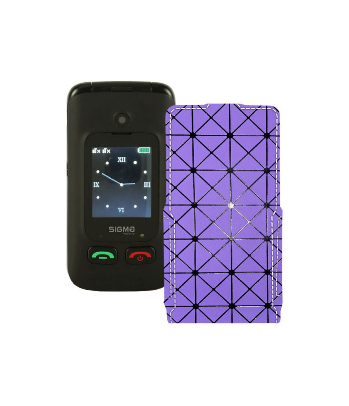 Чохол-флип з екошкіри для телефону Sigma Comfort 50 Menol Shell Duo Type-C