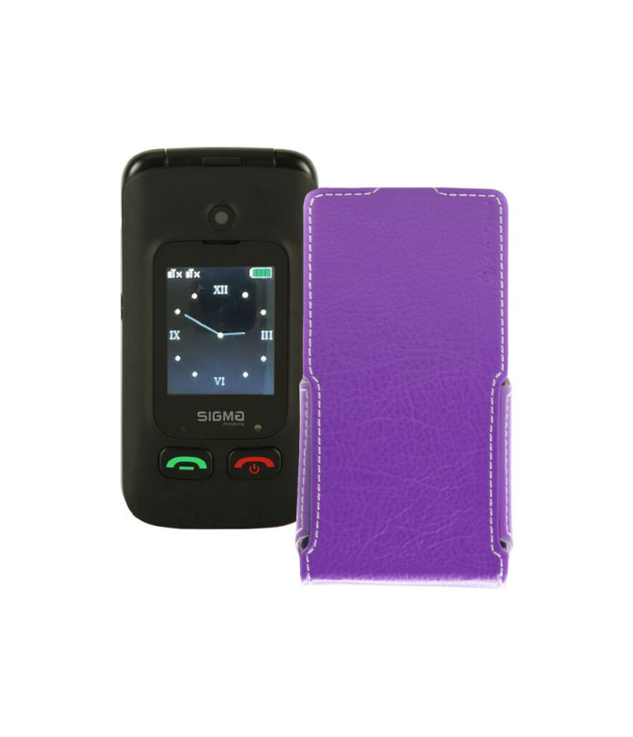 Чохол-флип з екошкіри для телефону Sigma Comfort 50 Menol Shell Duo Type-C