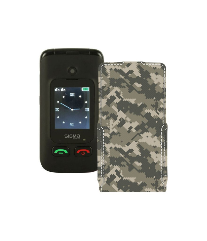 Чохол-флип з екошкіри для телефону Sigma Comfort 50 Menol Shell Duo Type-C