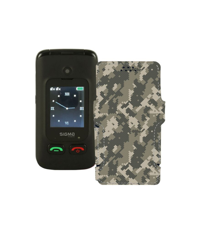 Чохол-книжка з екошкіри для телефону Sigma Comfort 50 Menol Shell Duo Type-C