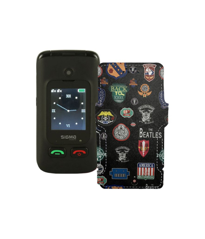 Чохол-книжка з екошкіри для телефону Sigma Comfort 50 Menol Shell Duo Type-C