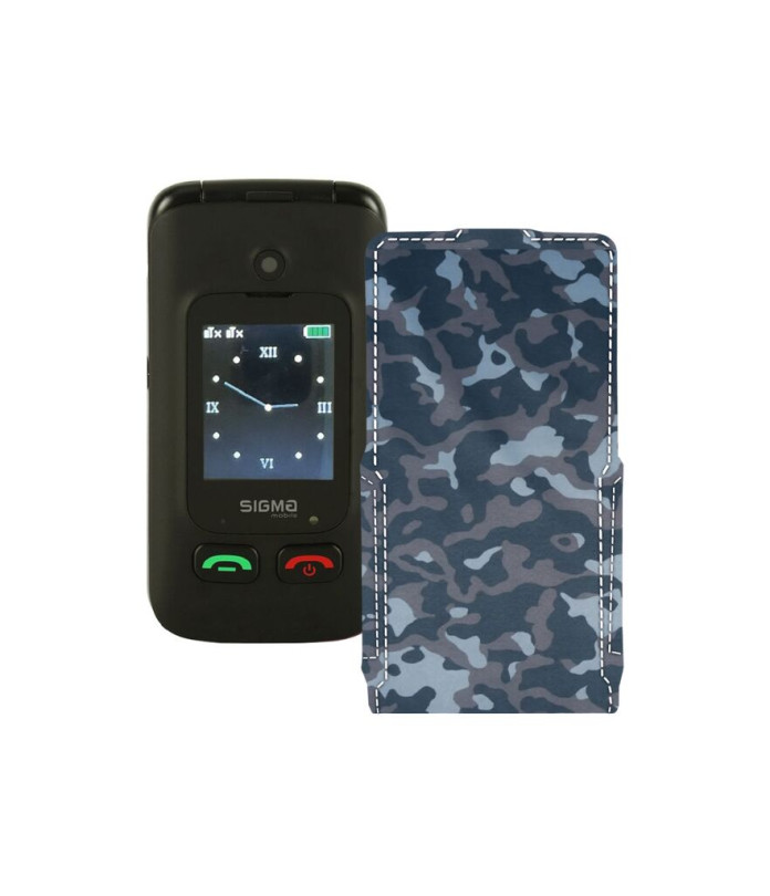 Чохол-флип з екошкіри для телефону Sigma Comfort 50 Menol Shell Duo Type-C
