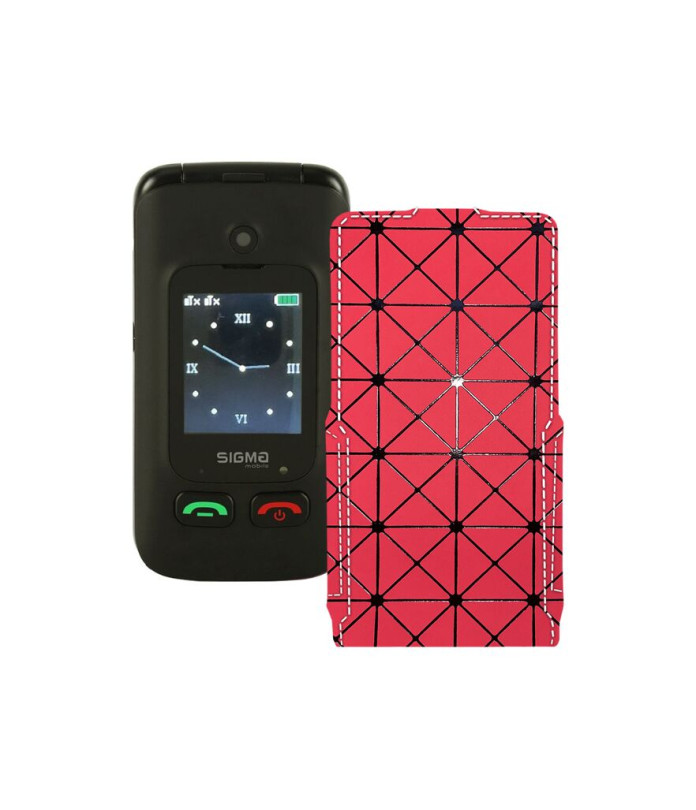 Чохол-флип з екошкіри для телефону Sigma Comfort 50 Menol Shell Duo Type-C