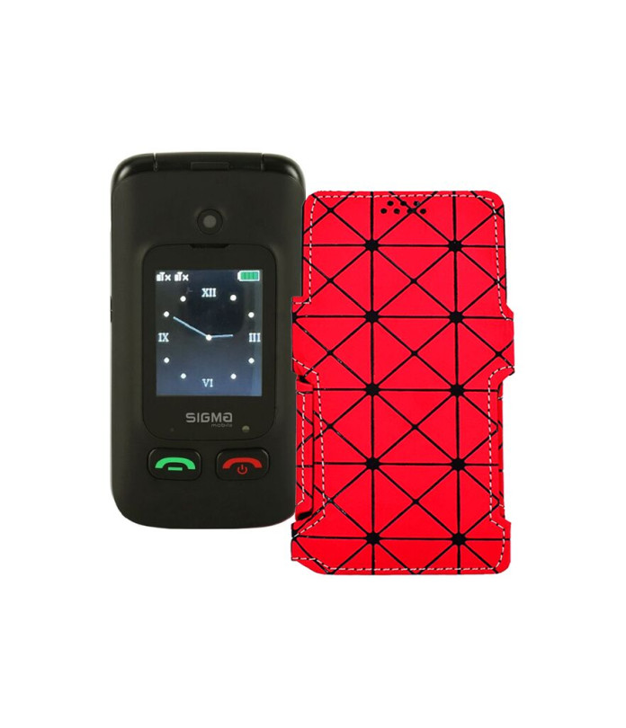 Чохол-книжка з екошкіри для телефону Sigma Comfort 50 Menol Shell Duo Type-C
