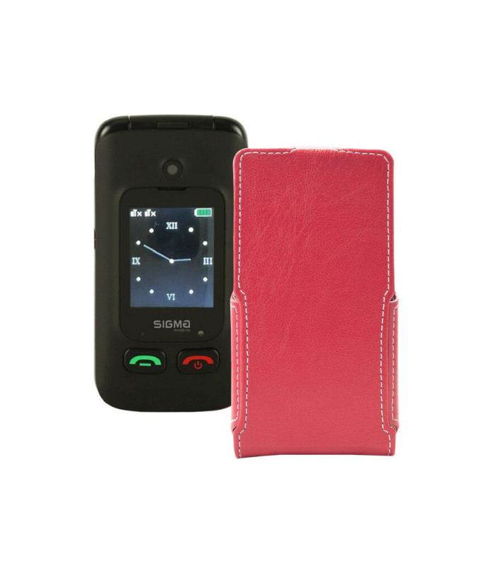 Чохол-флип з екошкіри для телефону Sigma Comfort 50 Menol Shell Duo Type-C
