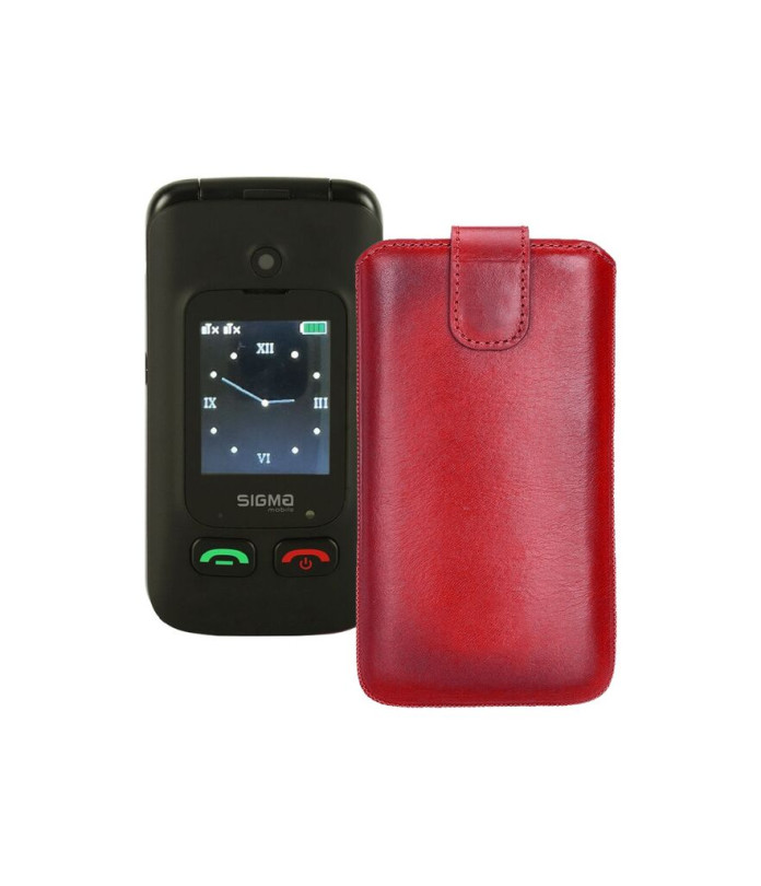 Витяжка зі шкіри для телефону Sigma Comfort 50 Menol Shell Duo Type-C