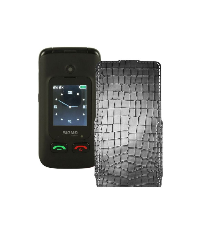 Чохол-флип з екошкіри для телефону Sigma Comfort 50 Menol Shell Duo Type-C