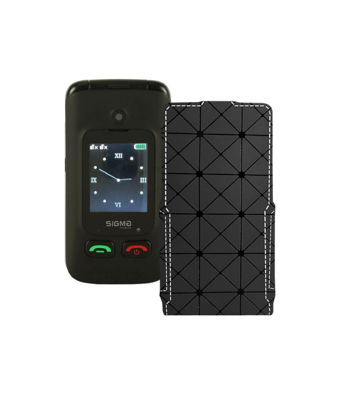 Чохол-флип з екошкіри для телефону Sigma Comfort 50 Menol Shell Duo Type-C