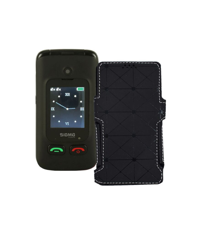 Чохол-книжка з екошкіри для телефону Sigma Comfort 50 Menol Shell Duo Type-C