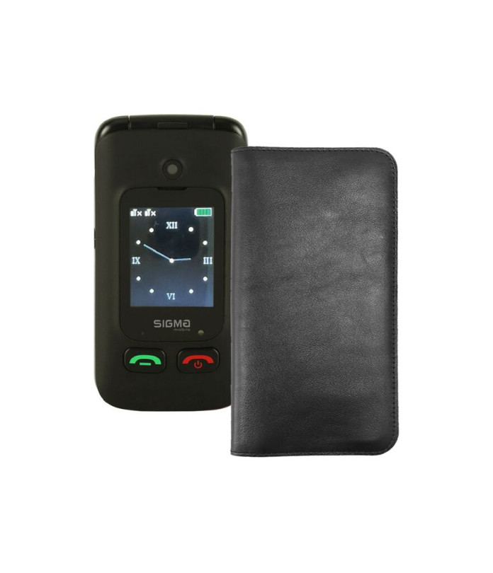 Портмоне з шкіри для телефону Sigma Comfort 50 Menol Shell Duo Type-C