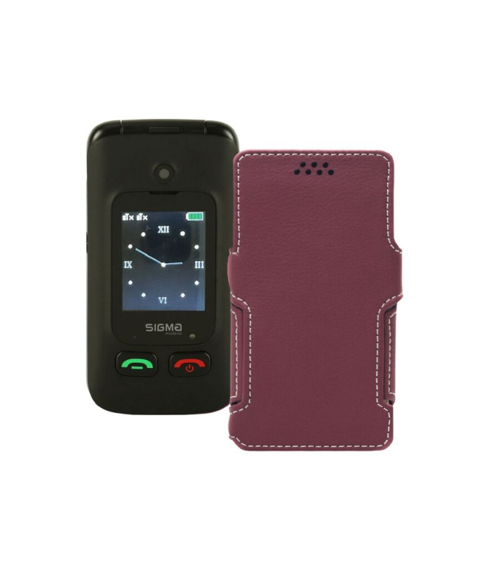 Чохол-книжка з екошкіри для телефону Sigma Comfort 50 Menol Shell Duo Type-C