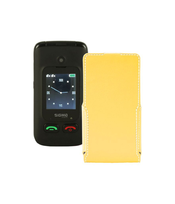 Чохол-флип з екошкіри для телефону Sigma Comfort 50 Menol Shell Duo Type-C