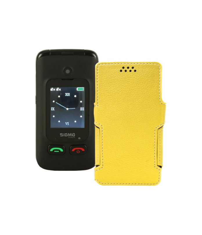 Чохол-книжка з екошкіри для телефону Sigma Comfort 50 Menol Shell Duo Type-C