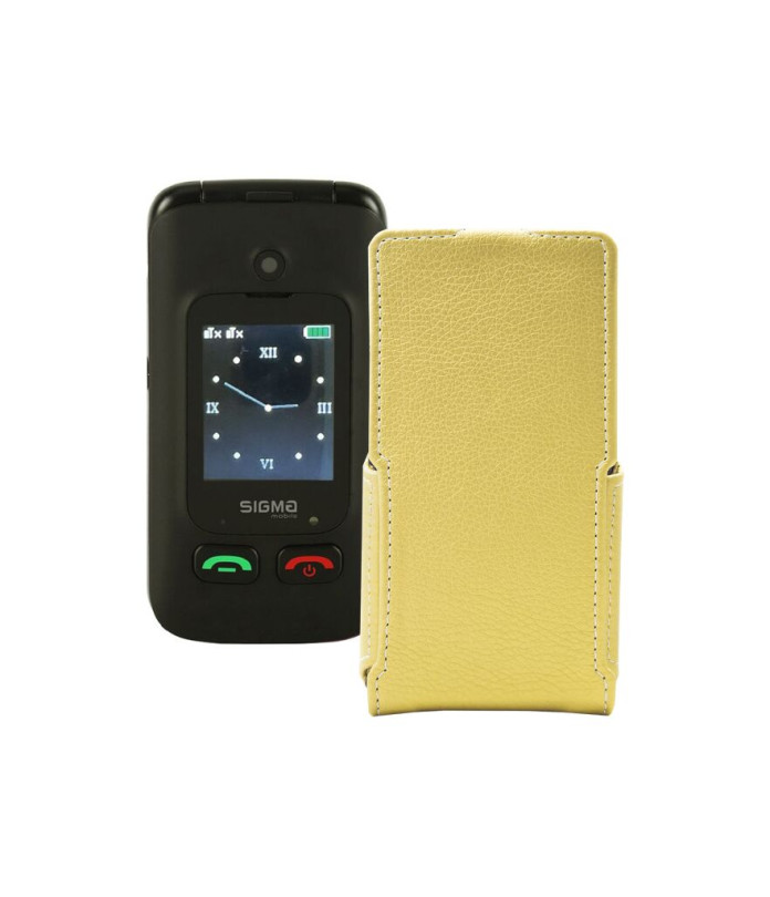 Чохол-флип з екошкіри для телефону Sigma Comfort 50 Menol Shell Duo Type-C