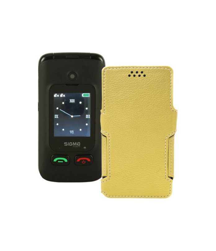 Чохол-книжка з екошкіри для телефону Sigma Comfort 50 Menol Shell Duo Type-C